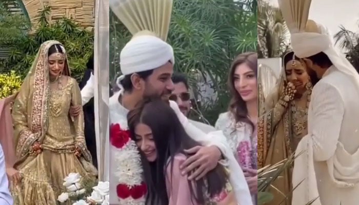 Saboor Aly walks down the aisle for Ali Ansari: See heartfelt photos