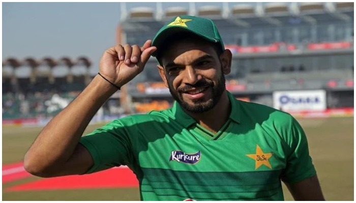 Pakistans right arm pacer Haris Rauf — AFP