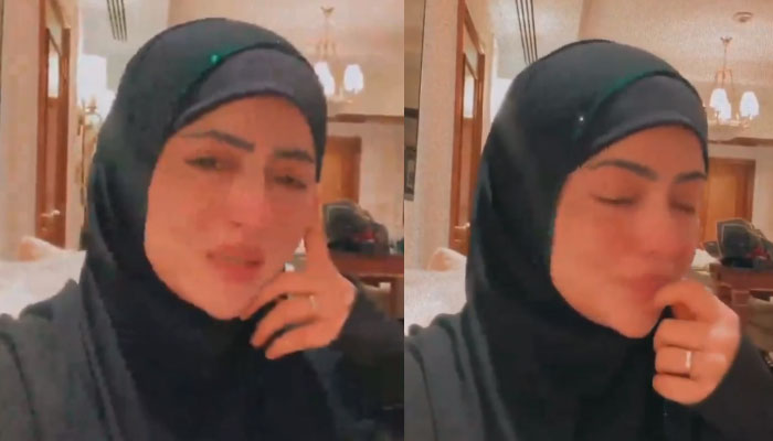 Sana Khan tears up after performing Umrah: We are very ungateful