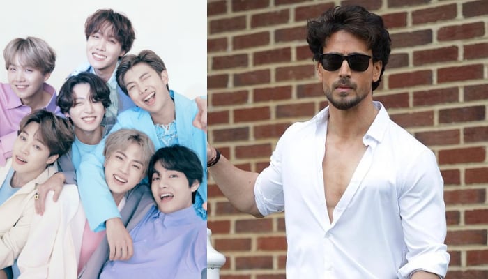 Tiger Shroff took to Instagram to share a video of himself nailing some killer dance moves to BTS Butter