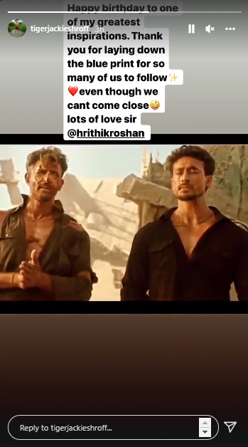 Tiger Shroff sends swoon-worthy birthday wish to Hrithik Roshan: lots of love sir