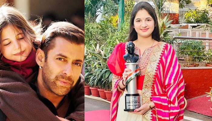Bajrangi Bhaijaans Munni, Harshaali Malhotra, dedicated her Bharat Ratna to co-star Salman Khan