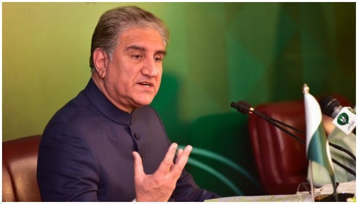 Foreign Minister Shah Mahmood Qureshi.— APP