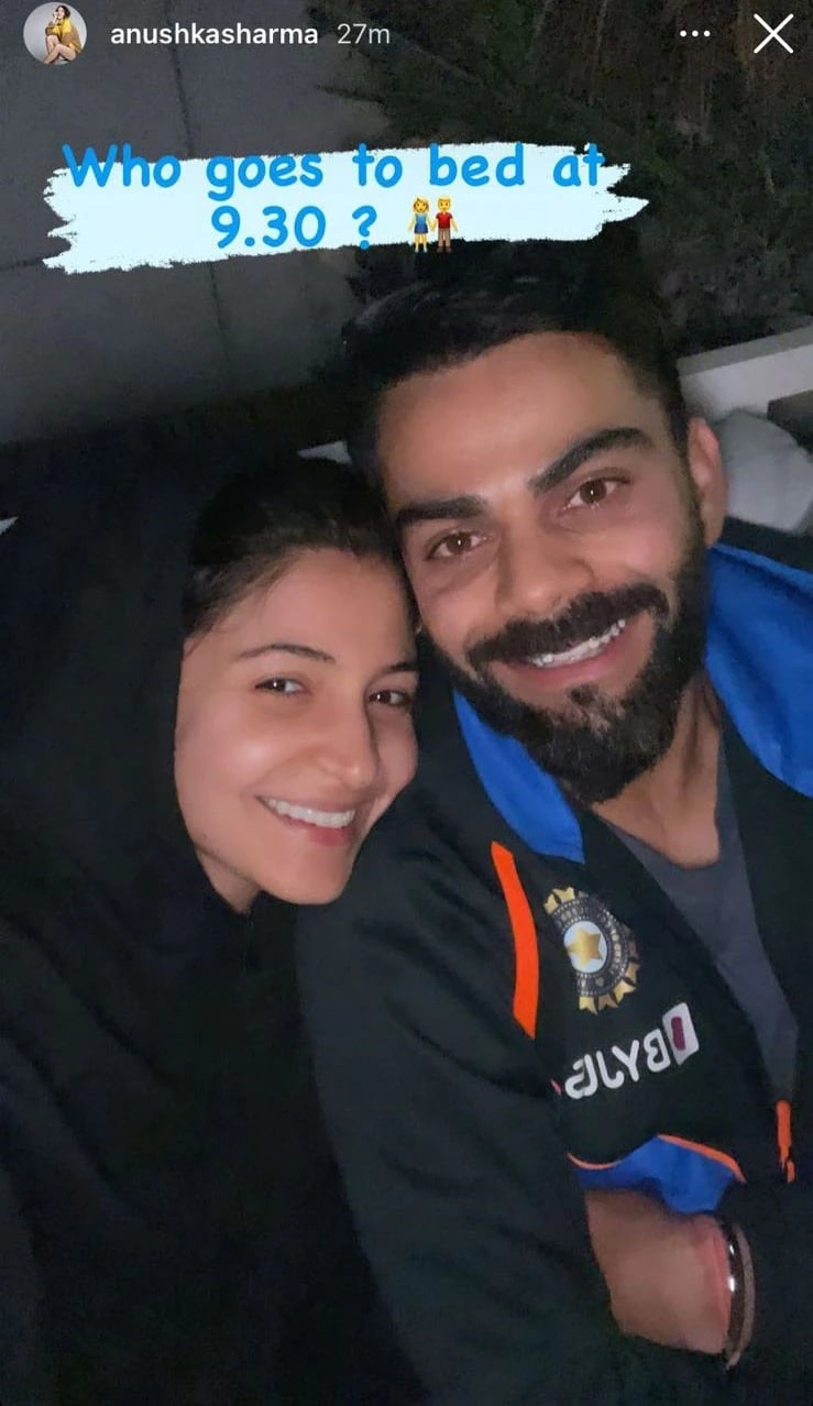 Anushka Sharma cuddles up to Virat Kohli in cute photo: See