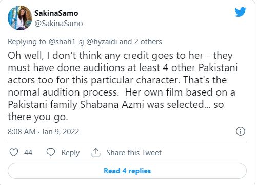 Sakina Samo boycotts The Crown because of Humayun Saeed