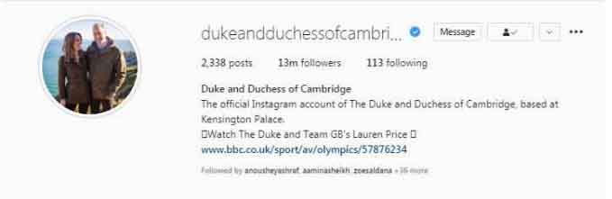 Kate Middleton portraits, piano performance help boost popularity on Instagram