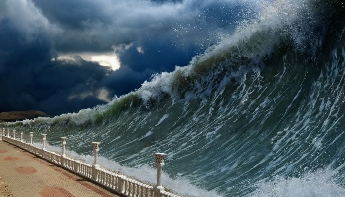 Representational image of Tsunami. Photo/Stock file