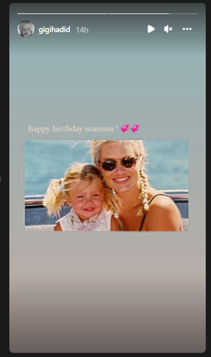 Gigi Hadid, Bella share childhood photos to wish mom on her birthday