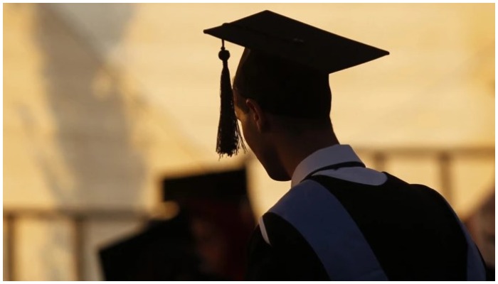 Representational image of a student wearing a graduation cap — Abbas Momani/AFP/Getty Images.