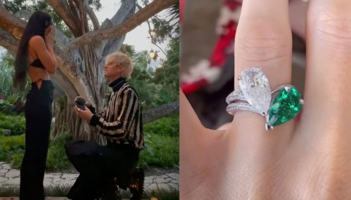 Machine Gun Kelly engagement ring to Megan Fox symbolic for their love