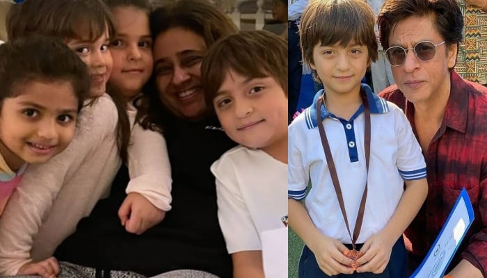 Shah Rukh Khan’s manager Pooja Dadlani posts candid pic of AbRam & Karan Johar’s kids