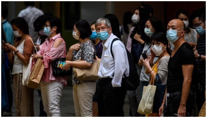 Sekelompok infeksi lokal muncul dalam dua minggu terakhir dan pejabat Hong Kong percaya penyakit itu menyebar tanpa terdeteksi di kota berpenduduk 7,5 juta jiwa itu.  — AFP/File