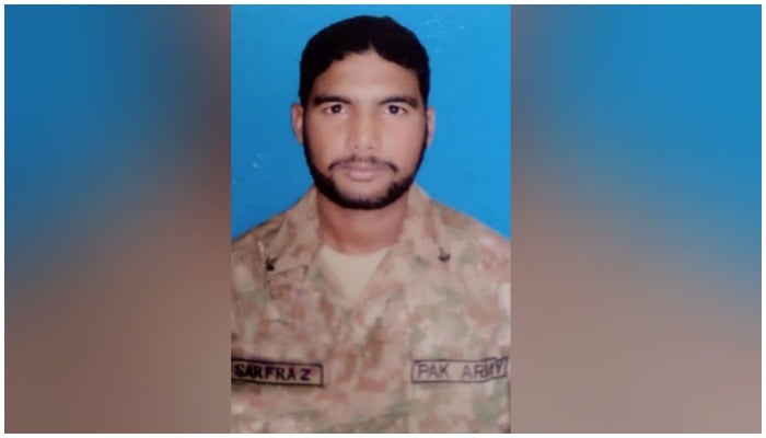 Sepoy Sarfaraz Ali embraced martyrdom during an intense exchange of fire with terrorists — ISPR