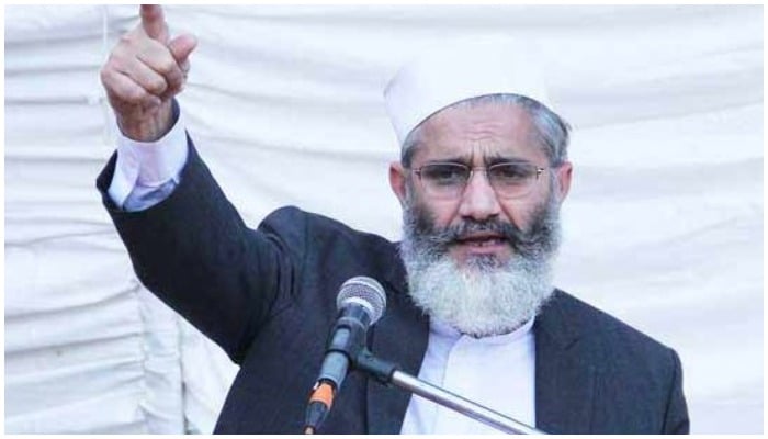 Jamat-e-Islami chief Sirajul-Haq — APP.