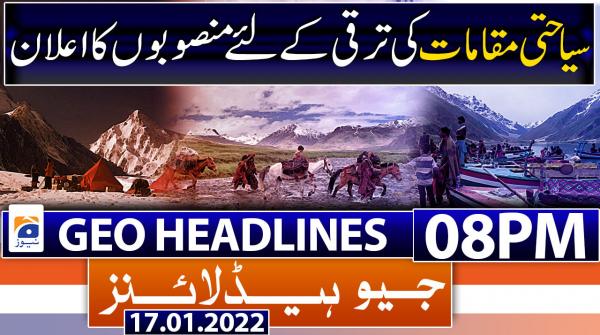 Geo Headlines 08 PM | 17th january 2022