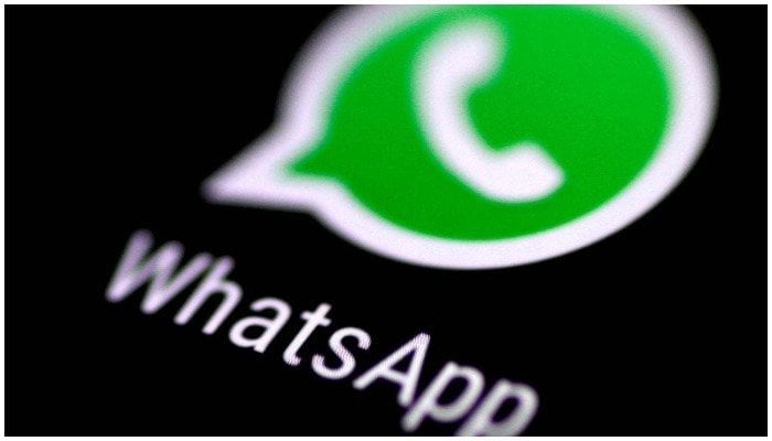 Picture showing WhatsApp logo — AFP