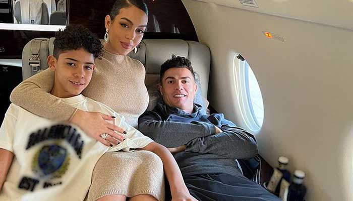 Georgina Rodriguez shares loved-up photos with Cristiano Ronaldo from private jet