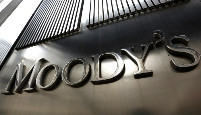 A Moodys sign is displayed on 7 World Trade Center, the companys corporate headquarters in New York, February 6, 2013. — Reuters/File