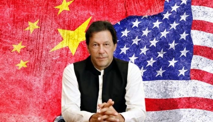 Imran Khan says Pakistan would like to play the role of a bridge between the US and China. Photo: Geo.tv