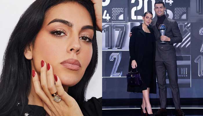 Cristiano Ronaldo’s partner Georgina Rodriguez flaunts her diamond engagement ring