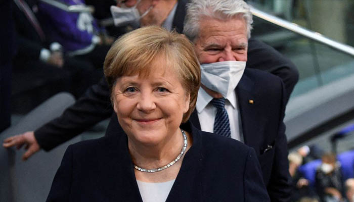 German ex-chancellor Angela Merkel. — AFP/File