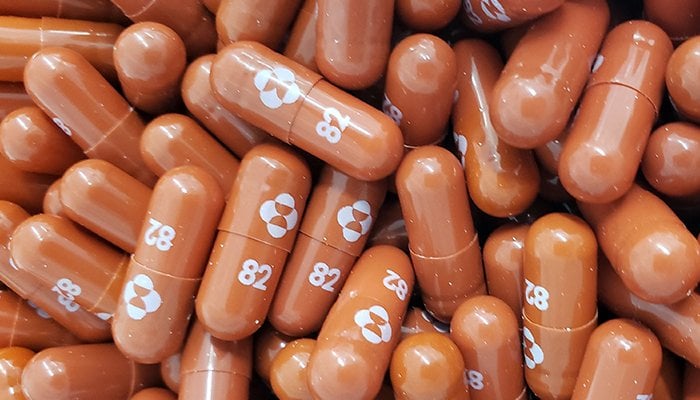 Capsules of the investigational antiviral pill Molnupiravir. — AFP/File
