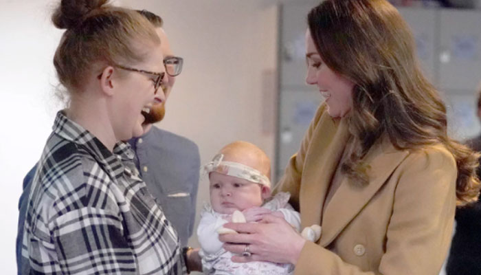 Watch: Prince William says no more kids as Kate Middleton holds little baby