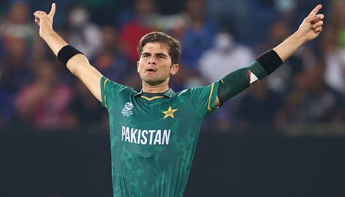 Shaheen Shah Afridi Photo: AFP