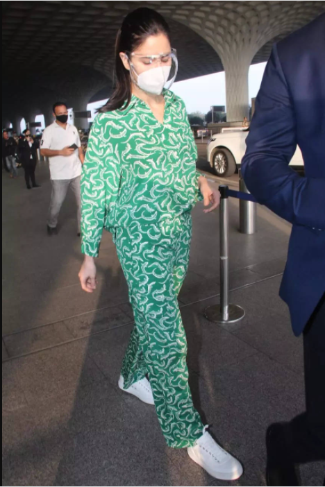 Katrina Kaif oozes charm in a green co-ord ensemble as she gets clicked at the airport