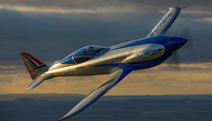 Spirit of Innovation uses a 400kW electric powertrain —Rolls Royce/File