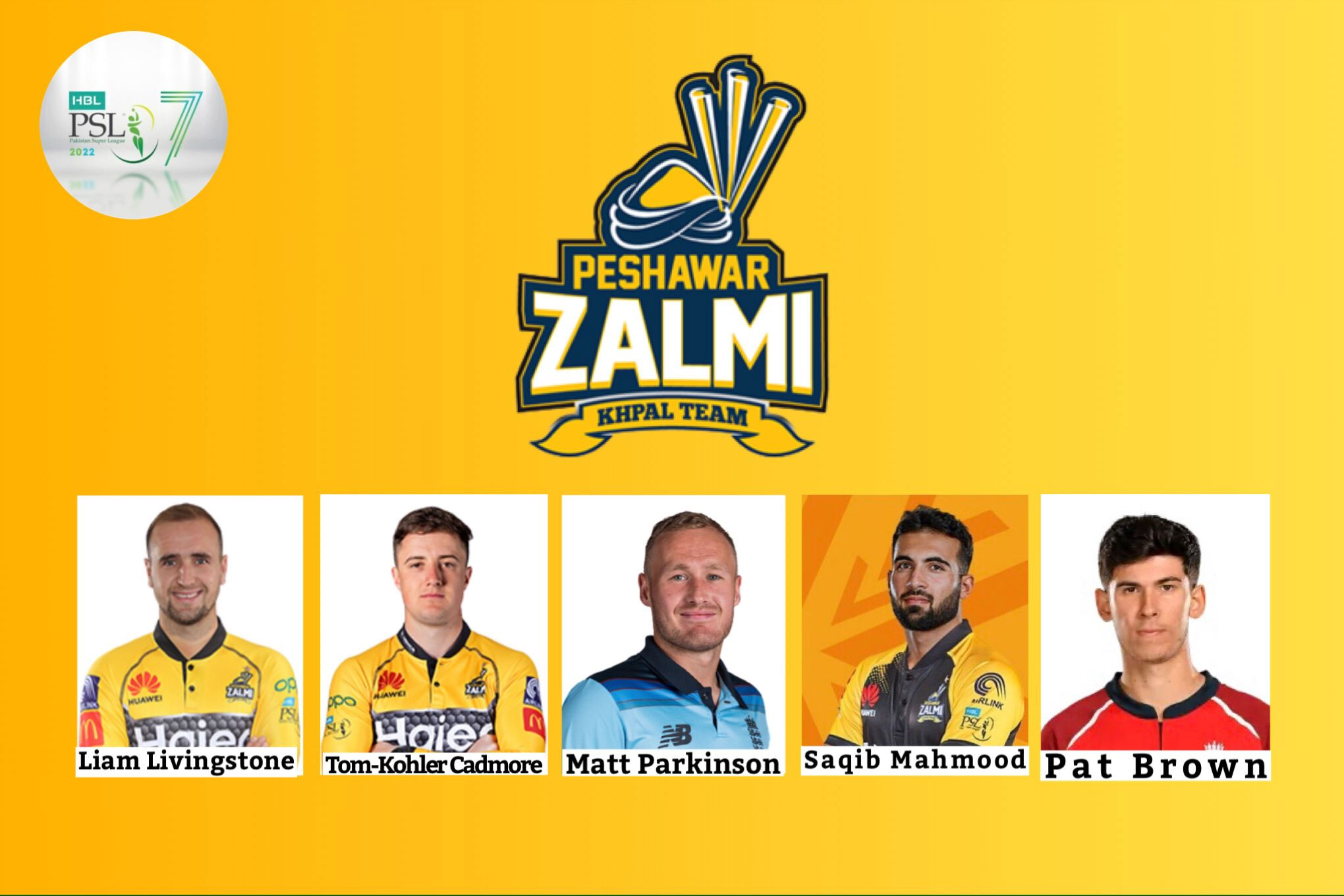 Record number of English cricketers to star in PSL 2022