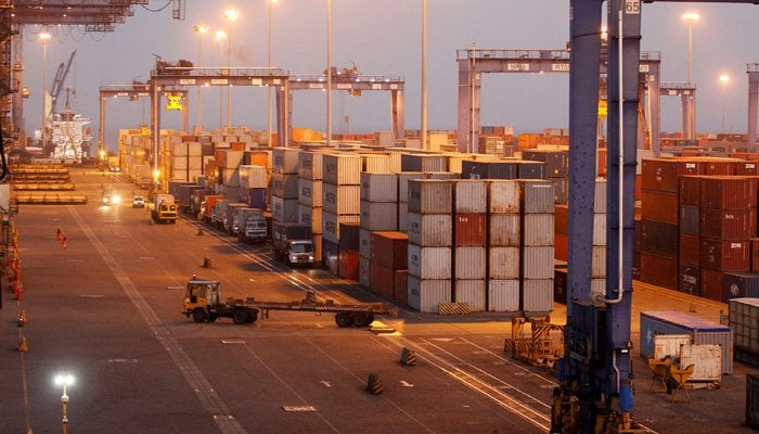 A general view of a container terminal is seen at Mundra Port, one of the ports handled by Indias Adani Ports and Special Economic Zone Ltd, in the western Indian state of Gujarat April 1, 2014. — Reuters/File