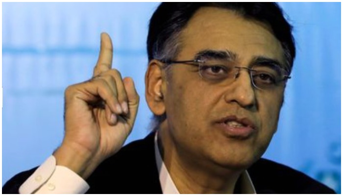 Pakistans Finance Minister Asad Umar gestures during a news conference in Islamabad, Pakistan, November 30, 2018. REUTERS/Faisal Mahmood/File Photo