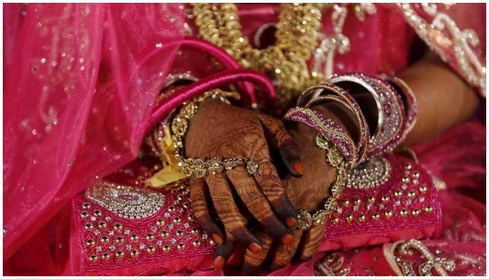 Representational image showing a brides hands. Photo: REUTERS/Danish Siddiqui