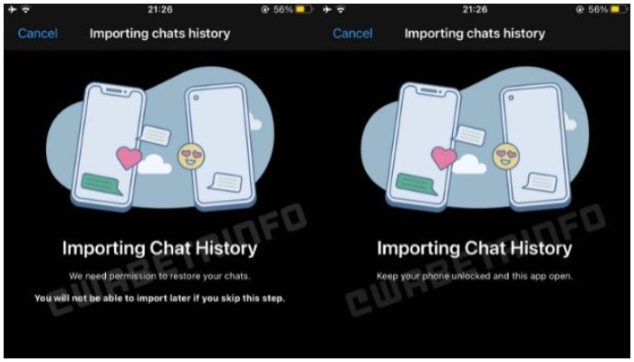 WhatsApp will soon let you move chats from Android to iOS