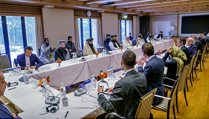 International special representatives and representatives from Taliban meet at Soria Moria hotel in Oslo. — Reuters/File