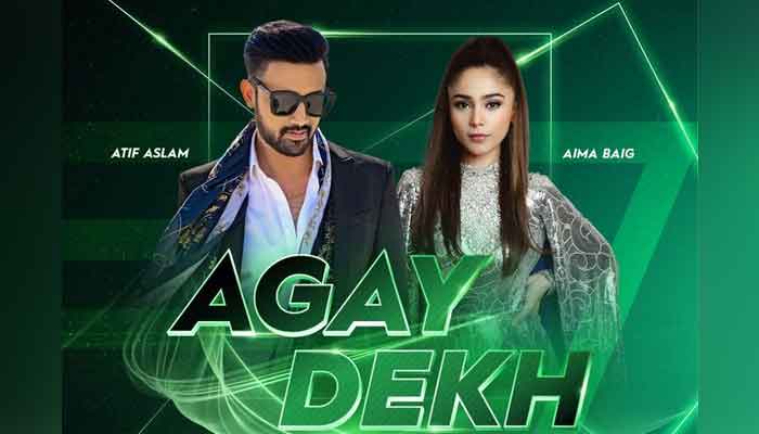 Ace singers Atif Aslam and Aima Baig. — Twitter