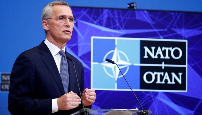 NATO Secretary General Jens Stoltenberg speaks during a news conference at the Alliances headquarters in Brussels, Belgium. Photo: Reuters