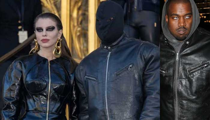 Kanye West dan Julia Fox melongo saat mereka mengenakan pakaian yang terinspirasi Matrix selama jalan-jalan di Paris