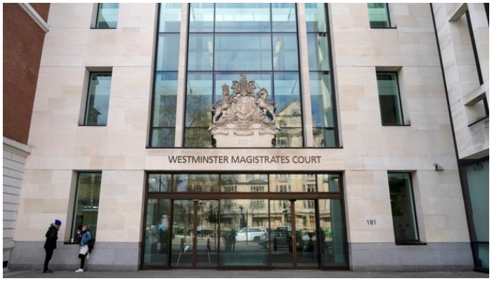 Westminster Magistrates Court. Photo: AFP