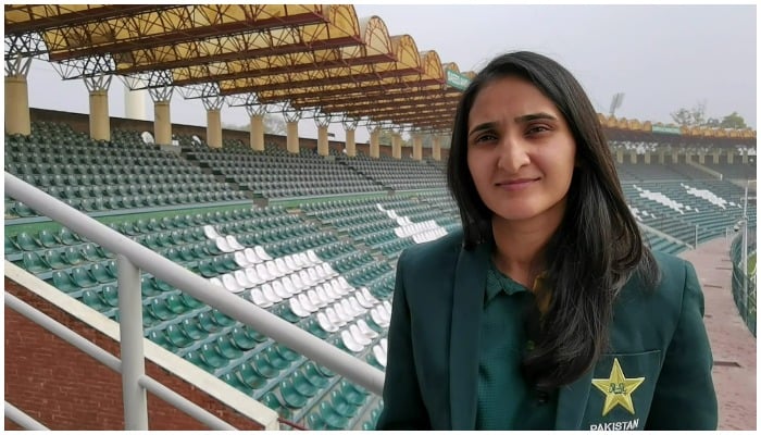 Pakistan national womens squad captain Bisma Maroof. Photo: Provided by author.