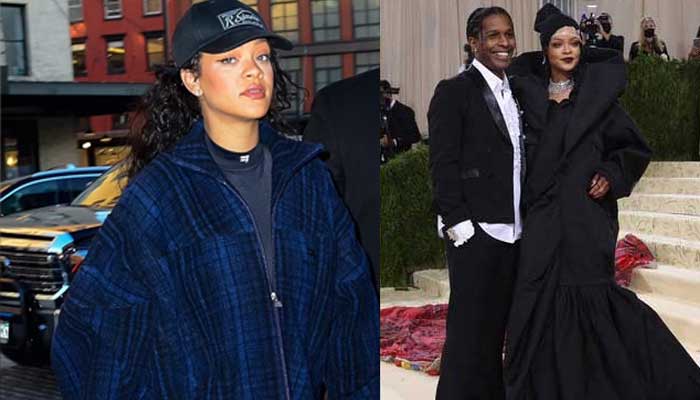 Rihanna pairs leggings with heels to beat NYC chill