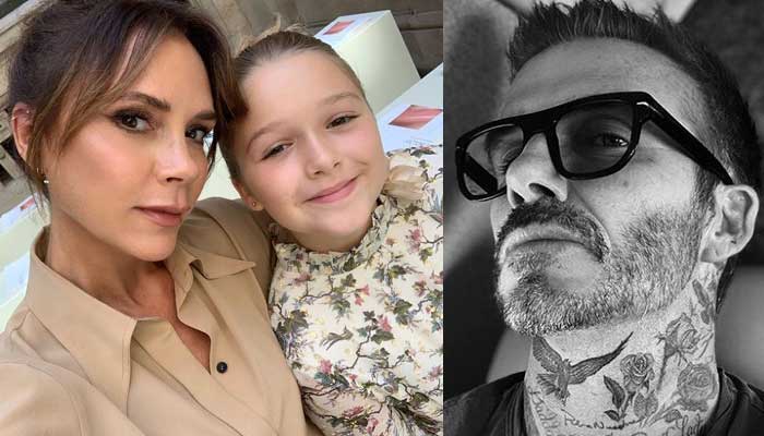 Victoria Beckham reacts to Davids post about daughter Harpers new crush