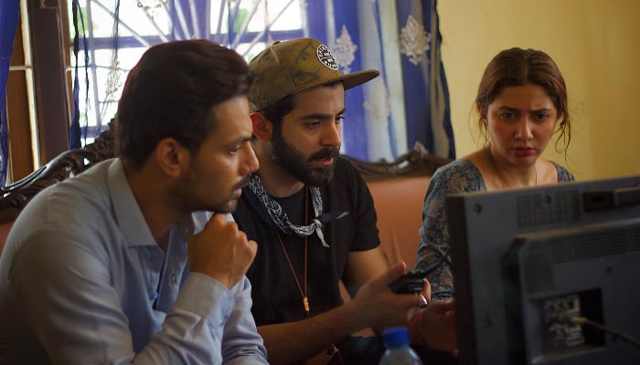 Sheheryar Munawar shared photos from his next directorial project starring Mahira Khan and Zahid Ahmed