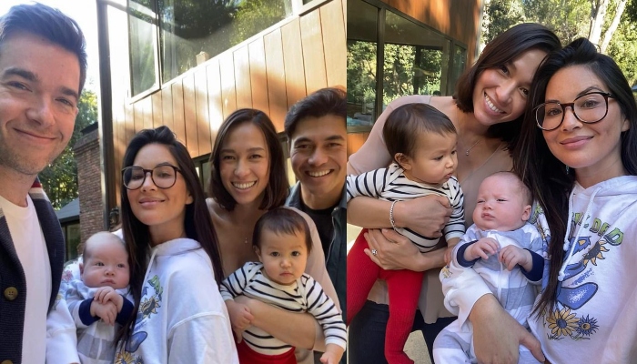 Olivia Munn, John Mulaney with Henry Golding share pics from their babies’ playdate