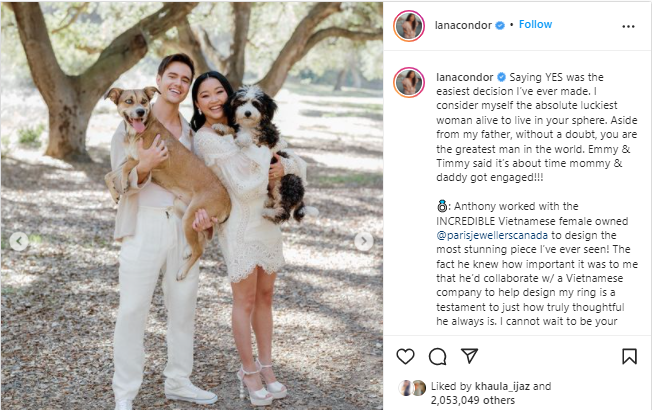 ‘To All the Boys’ actor Lana Condor gets engaged to beau Anthony De La Torre: see pics