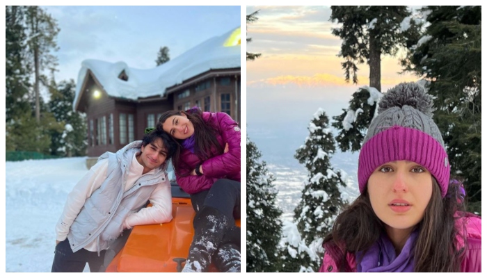 Sara Ali Khan gives a peek into her Kashmir getaway with brother Ibrahim Ali Khan