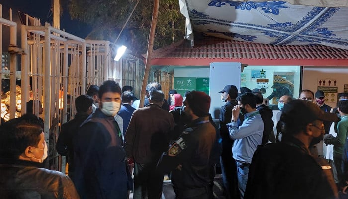 PSL 7: Things get heated at NSK after security denies entry to children under 12 - Vimarsana News