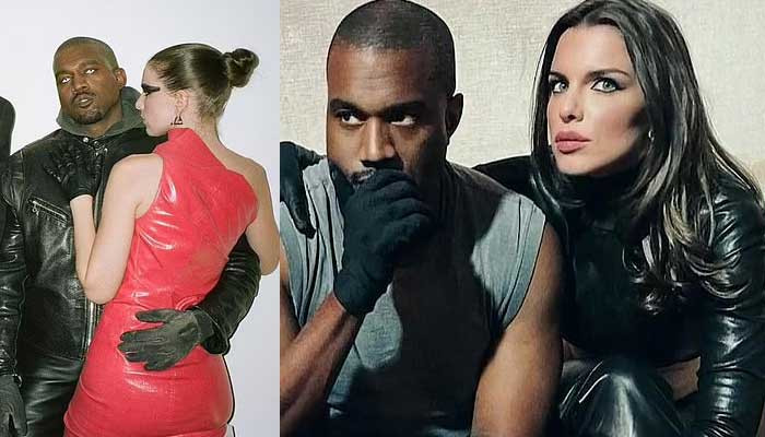 Kanye West dan Julia Fox menarik napas satu sama lain dalam jepretan baru yang beruap