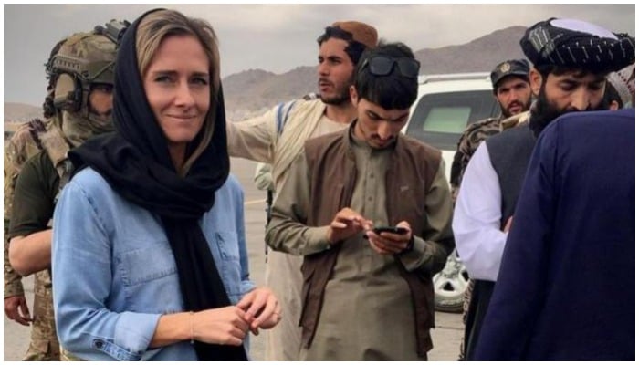 Charlotte Bellis, a journalist working for Al Jazeera in Afghanistan. Photo: Charlotte Bellis — Instagram